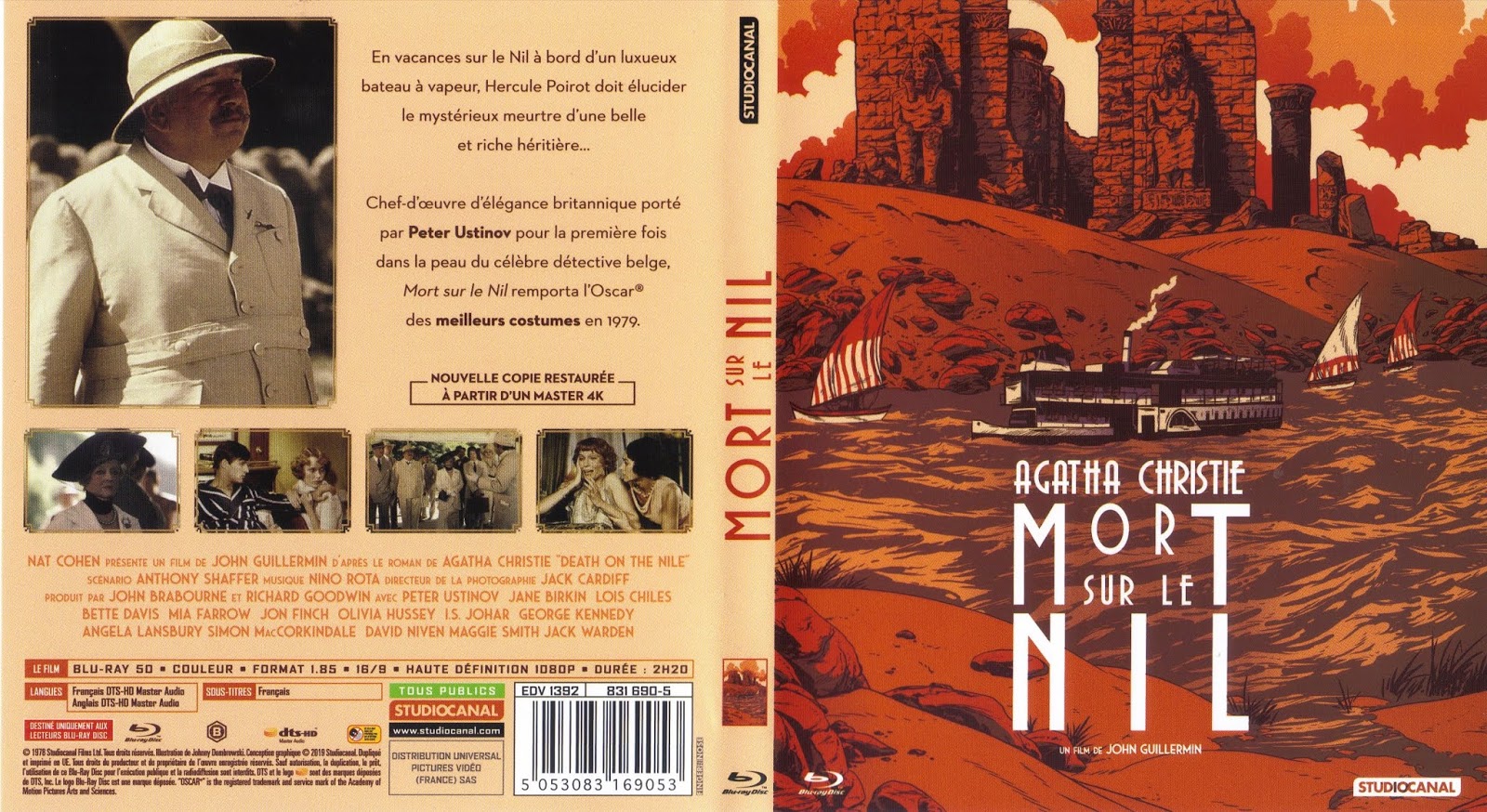 BLU-RAY JAQUETTES BLU-RAY: Mort sur le Nil