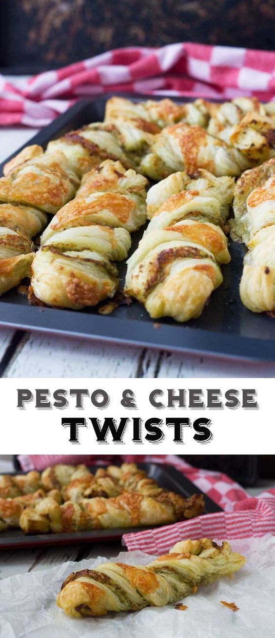 Supermarket copycat pesto and cheese twists Recipe Easy