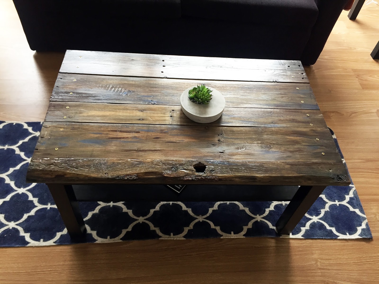 Prativya DIY Coffee Table Makeover Ikea hack
