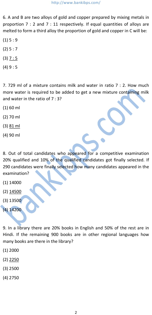 Aptitude Test Questions And Answers