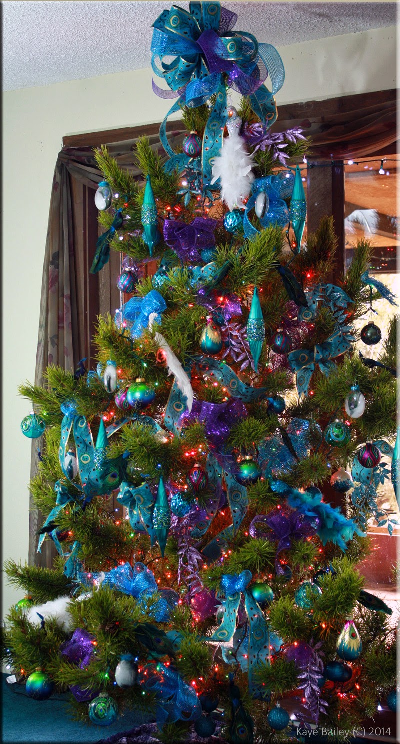 Crafting with KeepHer & Kaye: Peacock Splendor Christmas Tree