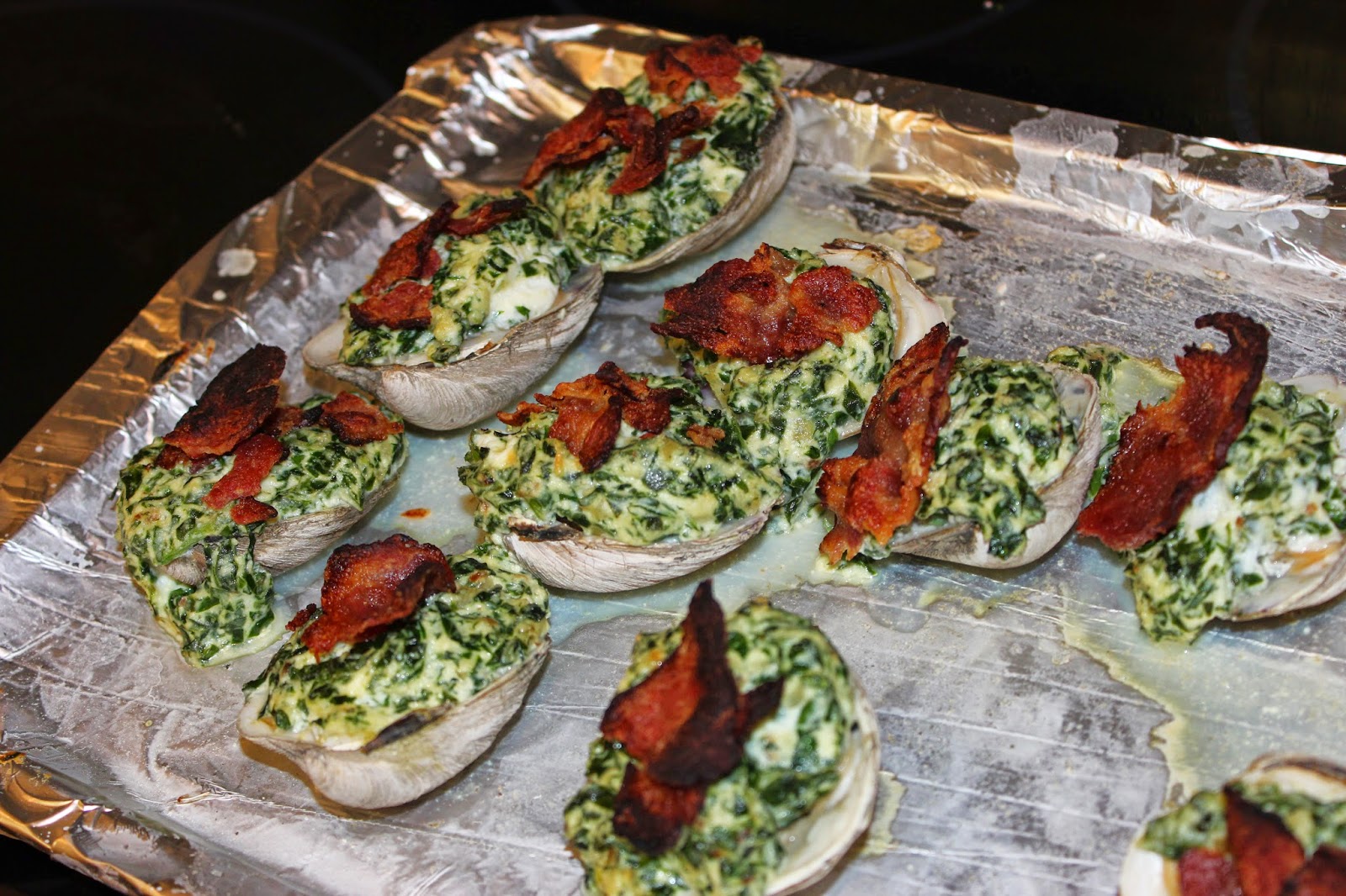 A Touch of Sanity... Clams Florentine