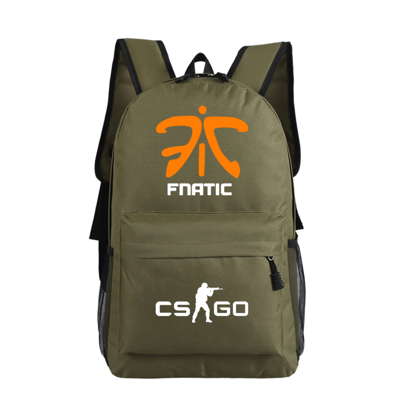 Backpack FNATIC CSGO CS GO Counterstrike Gamer's Student School Bag