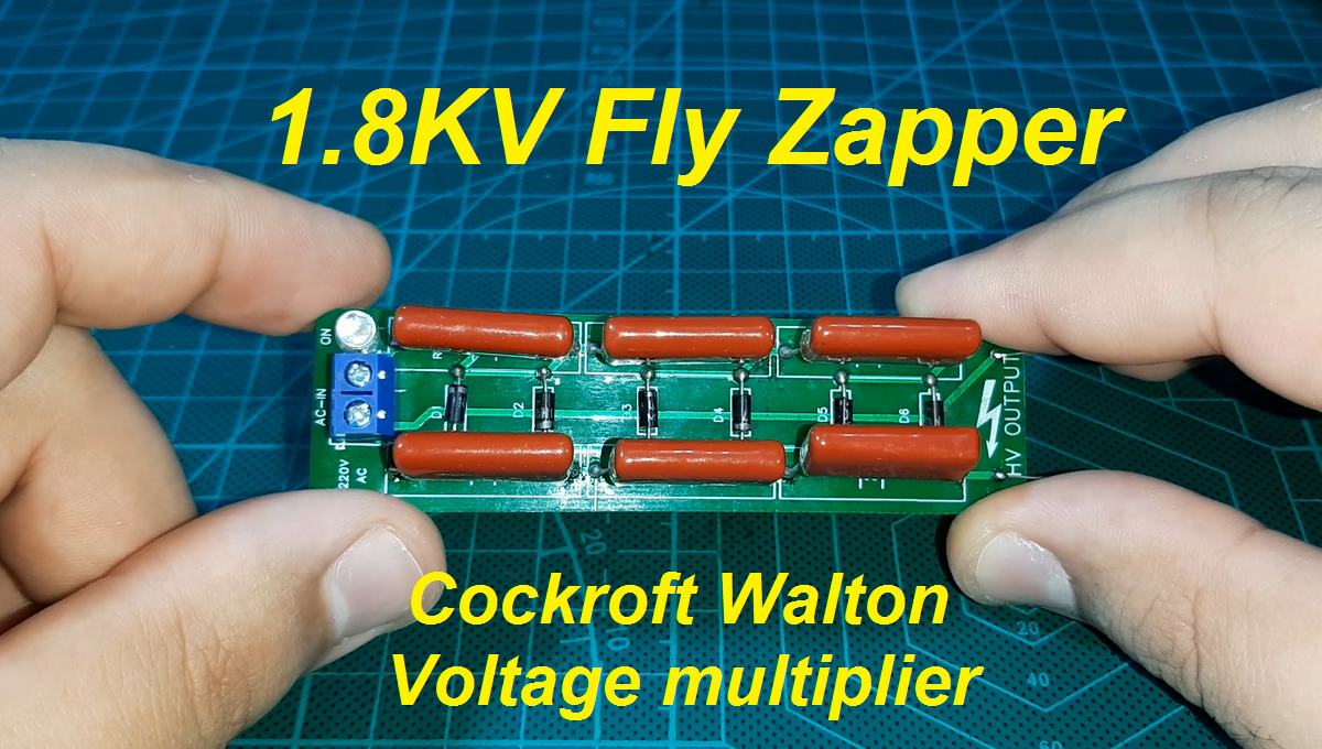 Cockroft Walton voltage multiplier / Bug Zapper Simple Projects
