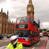 Ilusionista realiza truque de levitação na lateral de ônibus em Londres
