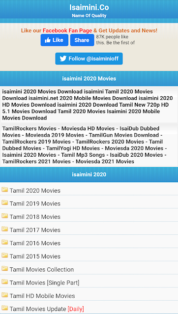 Isaimini 2021 tamil movies