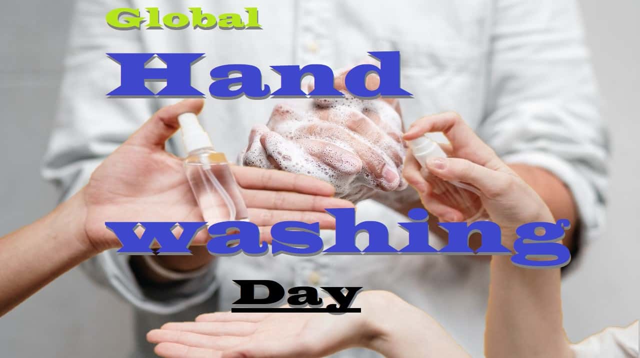 A man is washing his hands with soap and water A man is washing his hands with soap and water