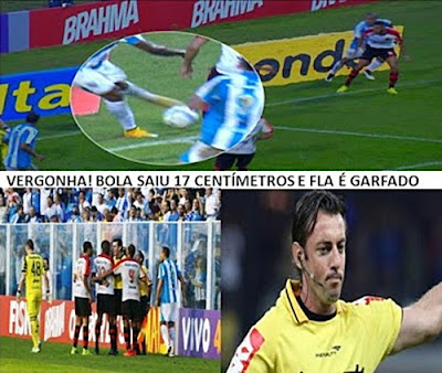 Árbitro de Flamengo x Grêmio vem de erros contra o Rubro-Negro