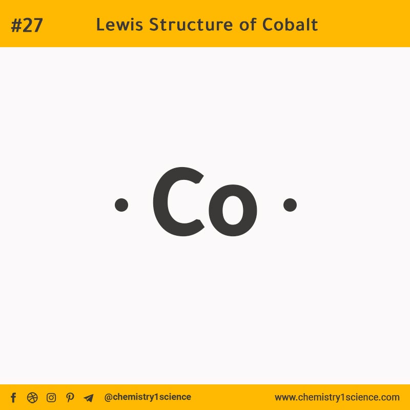 Lewis Structure of Co Cobalt  تركيب لويس لعنصر الكوبالت