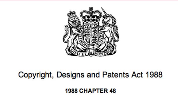 copyright designs and patents act 1988 case study