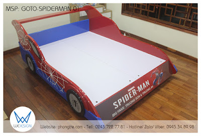 Giường ô tô Người Nhện Spider Man GOTO-SPIDERMAN.01