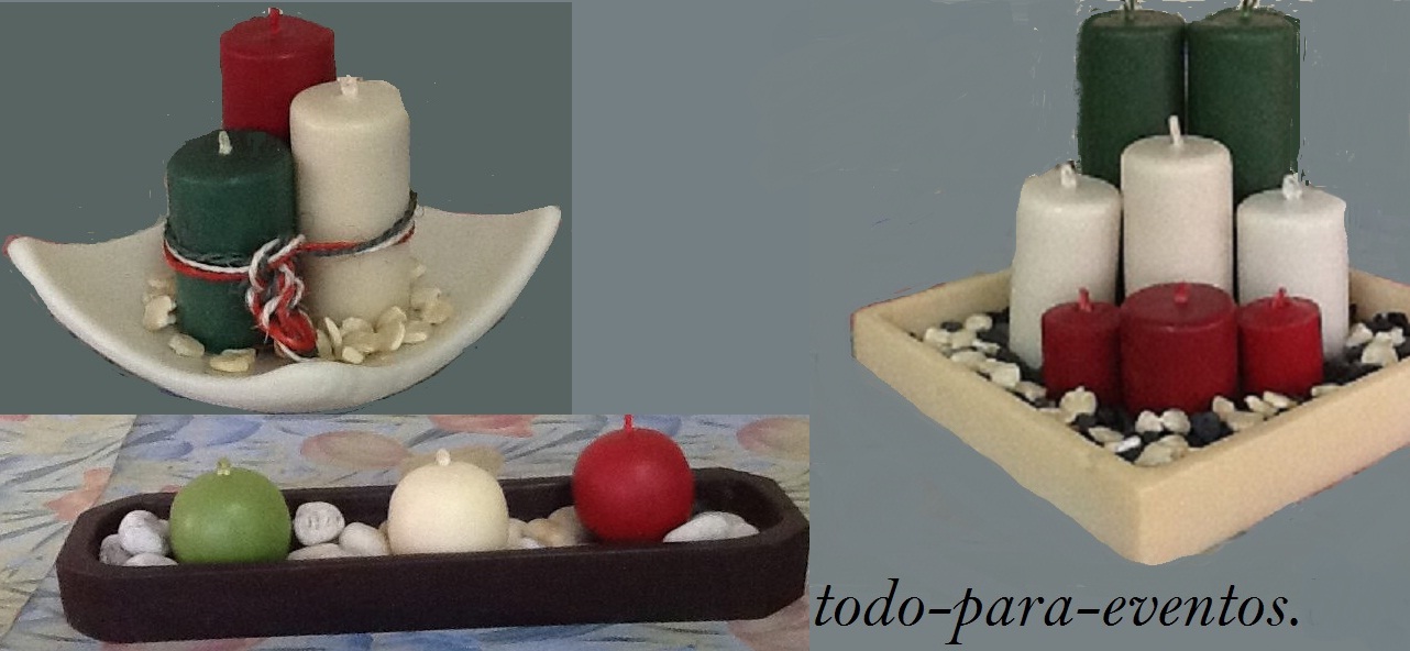 Todo Para Eventos: DECORACIÓN CON VELAS.