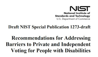 “People with disabilities continue to face barriers to voting" “People with disabilities continue to face barriers to voting"