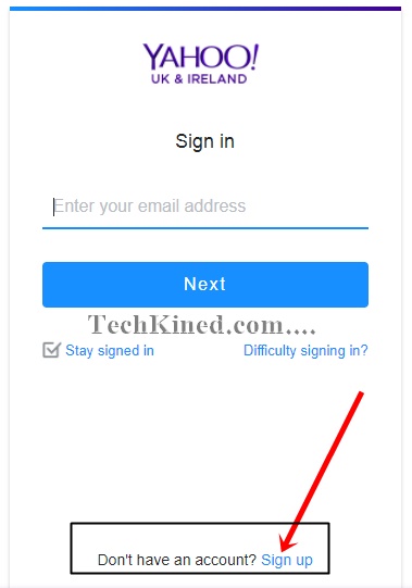 Ymail registration sign up