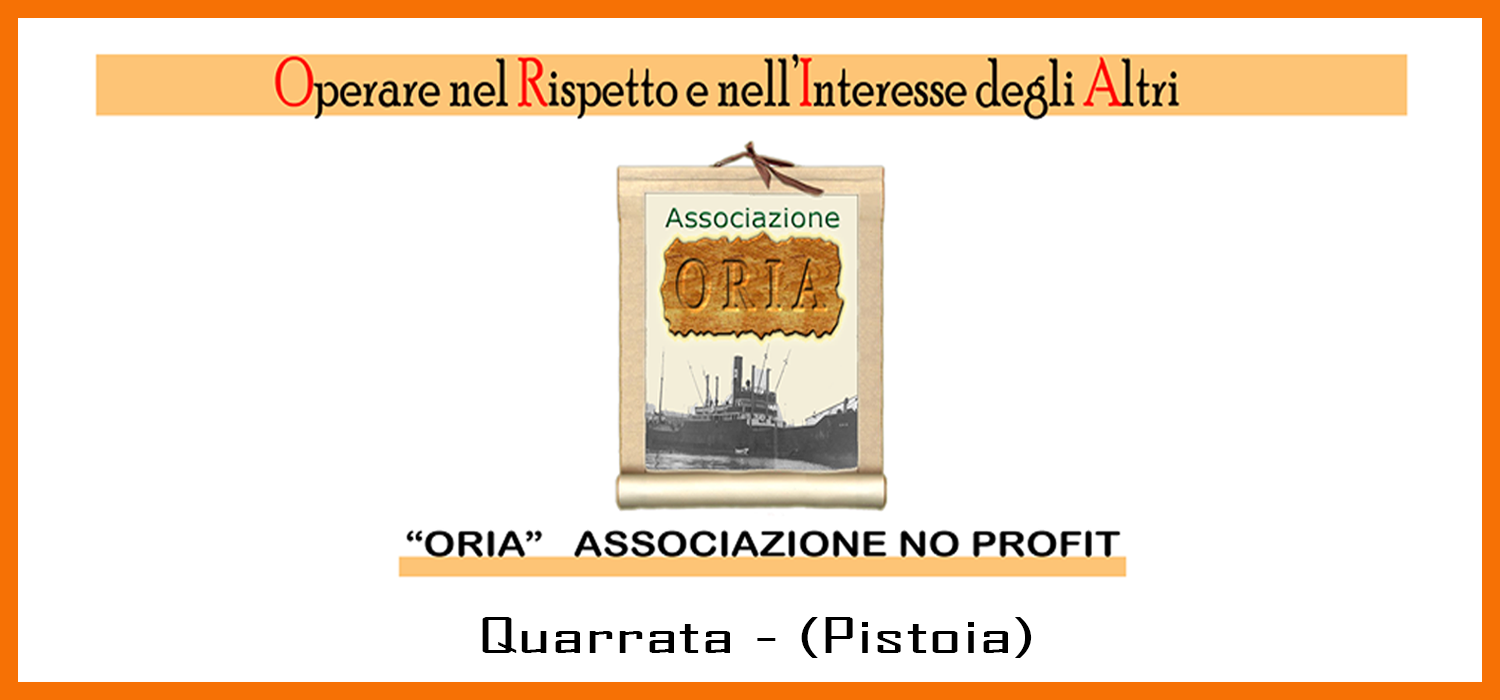          ASSOCIAZIONE ORIA