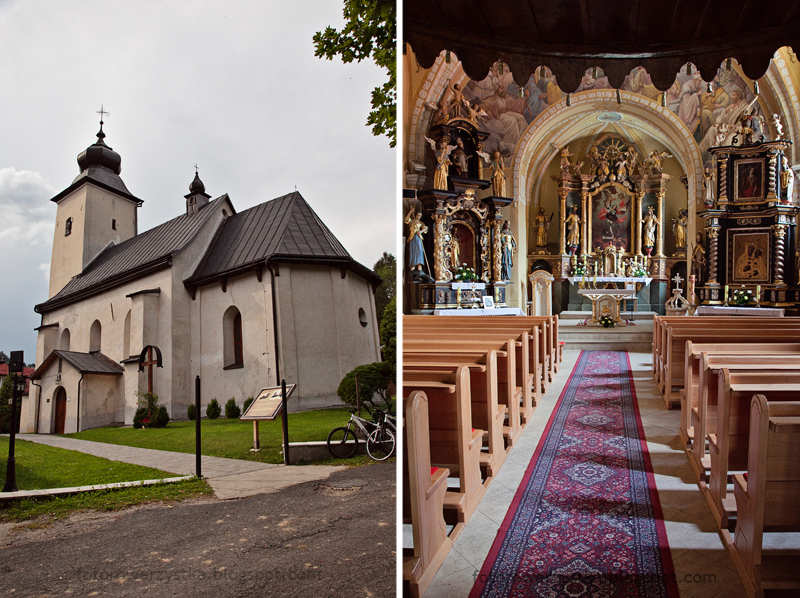 Pieniński Park Narodowy, Leśnica, Słowacja, kościół 