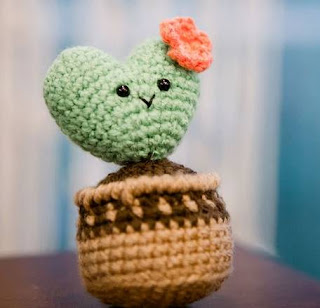 PATRON GRATIS CACTUS CORAZON AMIGURUMI 48381 🌵💚