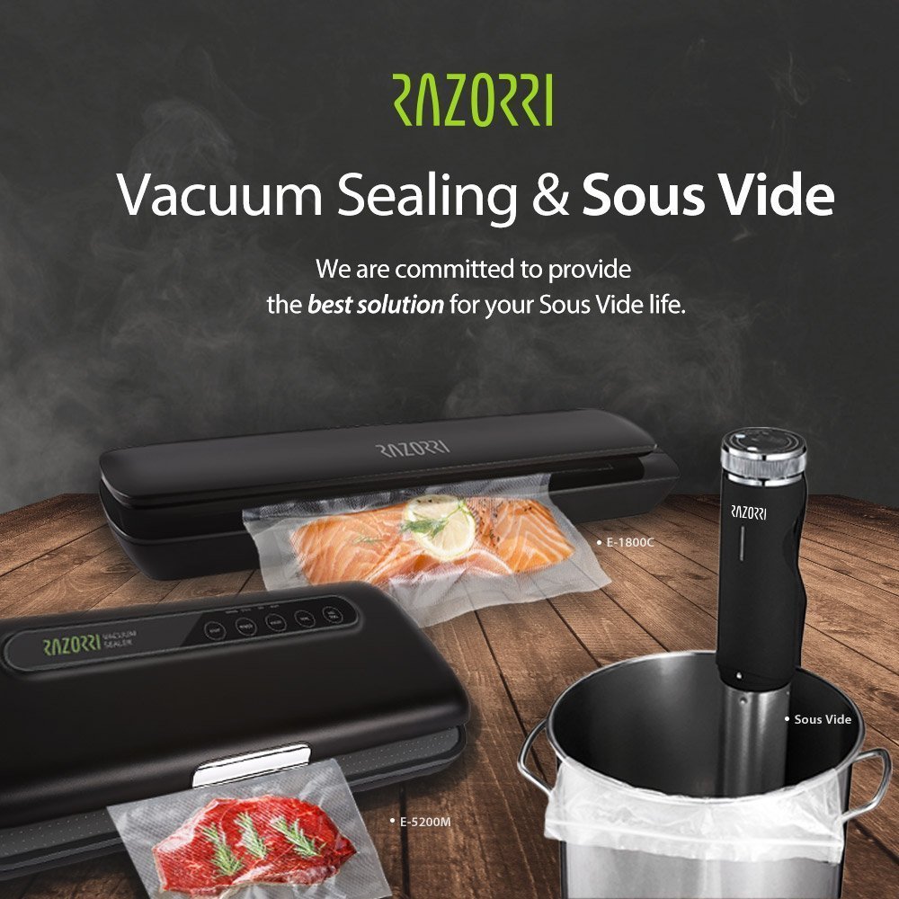 Razorri E1800C Vacuum Sealer Machine Automatic Vacuum Sealing System