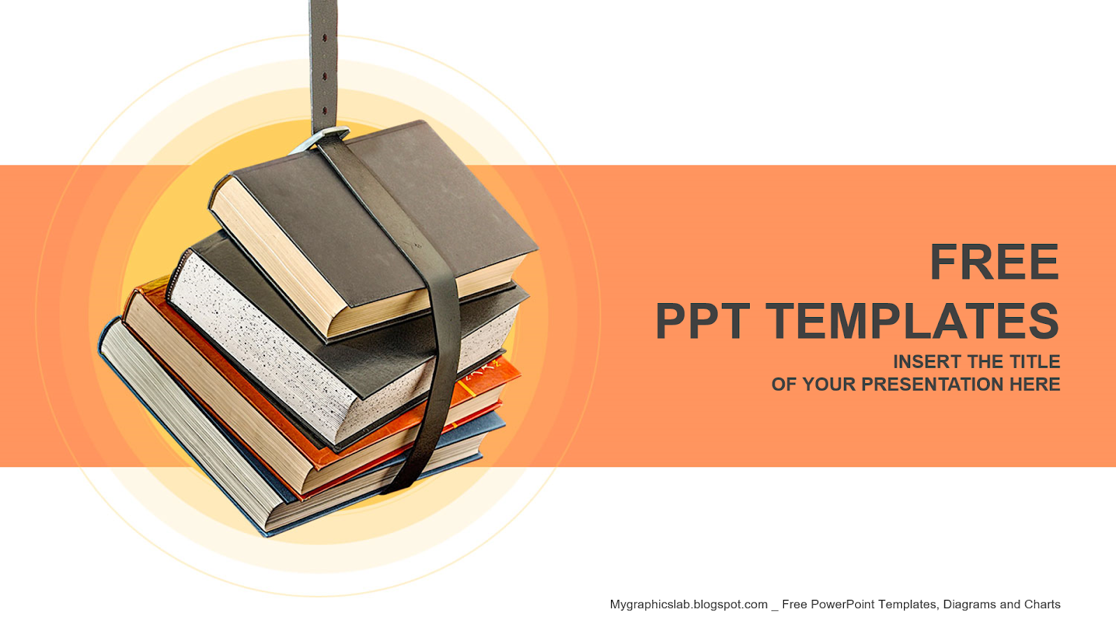 Stack of Book PPT Template