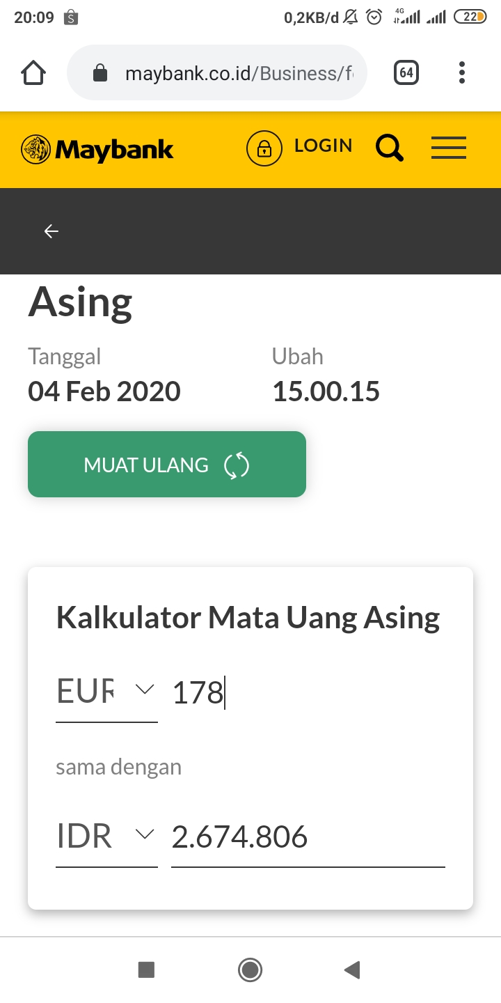 Ilustrasi Perhitungan Kurs Nilai Tukar Mata Uang Asing Bj Pedia