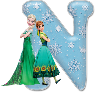 Alfabeto de Frozen Fever con Minúsculas. 