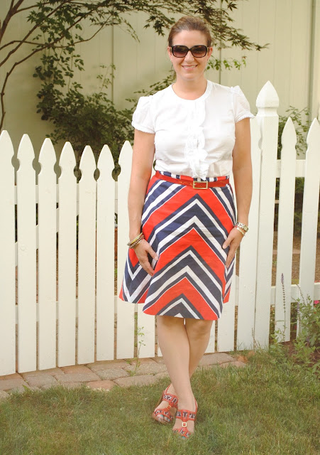 Style My Way: Chevron Stripes and a Picket Fence