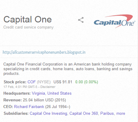 Capital One Auto Finance Customer Service Phone Number | Customer Service Phone Number
