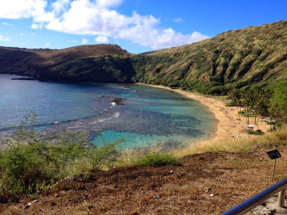 Hiking boots and bikinis Snorkeling in Hanauma Bay