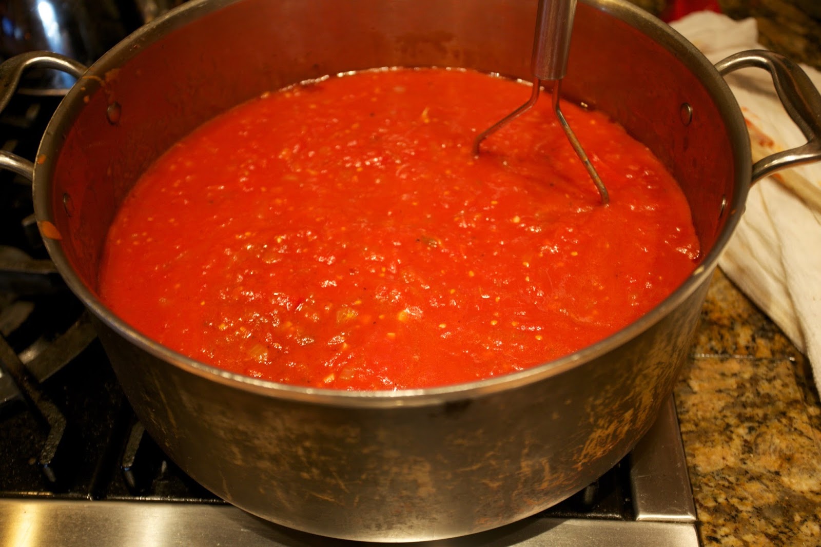 San Marzano Spaghetti Sauce and Meatballs