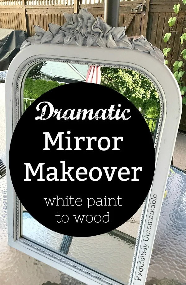 How to Turn a Thrifted Picture Frame into a Mirror - Sweet