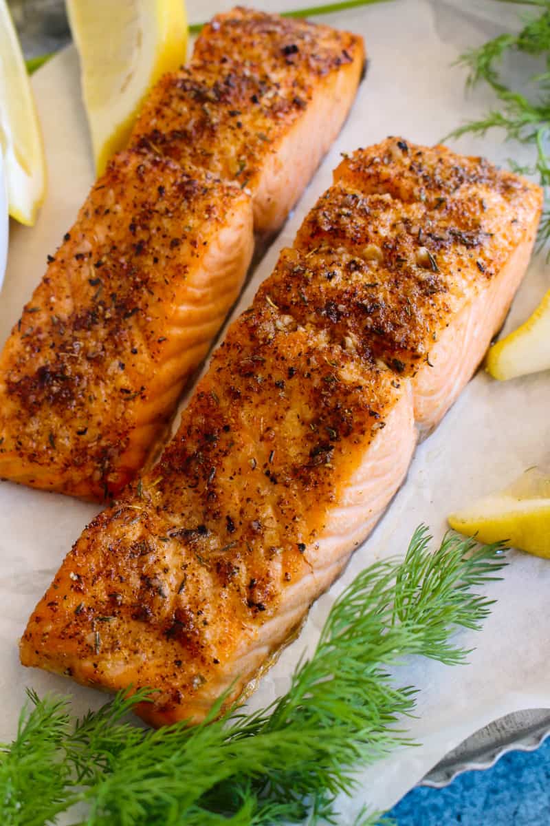 Baked Fresh Salmon Recipe - Tabitomo