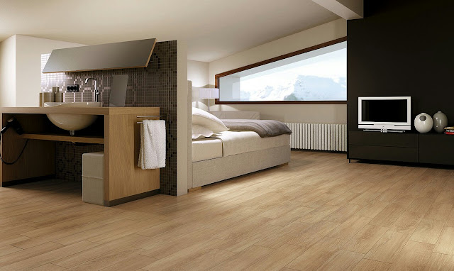 Wood house flooring