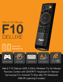 WIFI BOOSTER INTERNET: F10 MELE DELUXE KEYBOARD AIRMOUSE