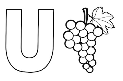 Educación preescolar : Vocales para colorear