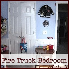 fire truck toddler room