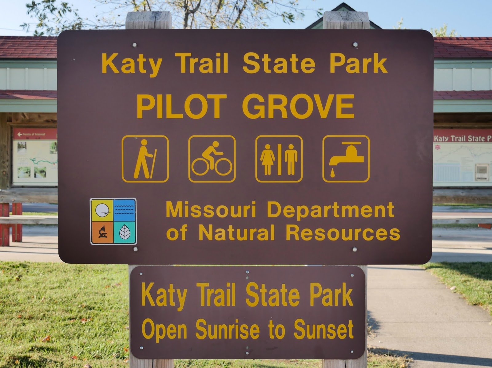 American Travel Journal Pilot Grove to Boonville Katy Trail State Park