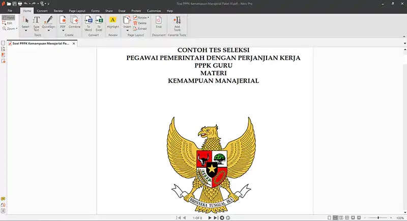 Soal PPPK Kemampuan Manajerial dan Kunci Jawabannya Bli