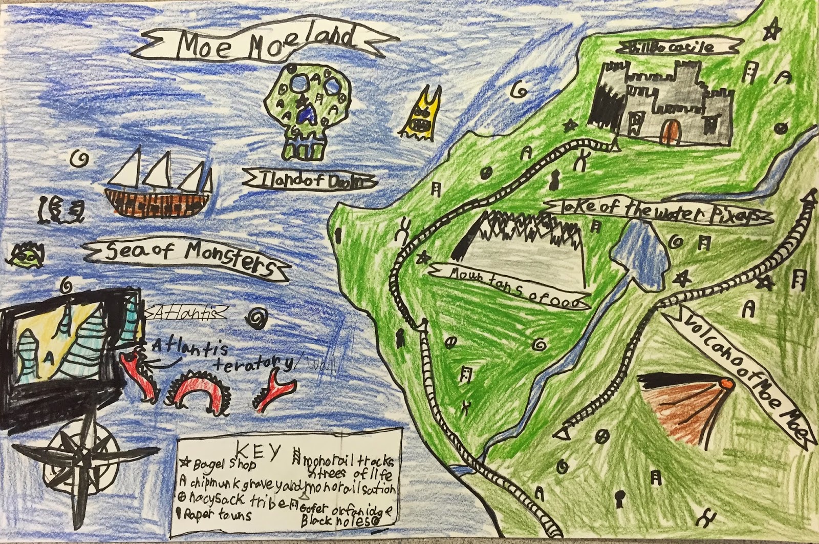 small batch art: 3rd Grade Map Making Project