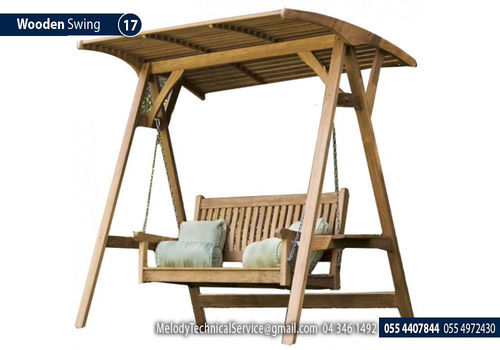 Melody Wooden Swing in Dubai Modern Outdoor Swing in Dubai Swing