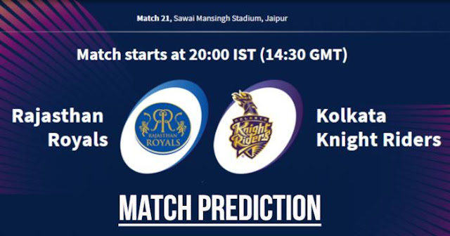 VIVO IPL 2019 Match 21 RR vs KKR Match Prediction, Probable Playing XI: Who Will Win?