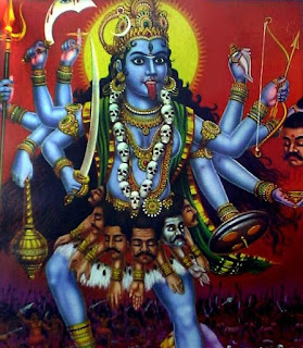 Mitologi Hindu - Kali (Dewi Kematian dan Kegelapan)
