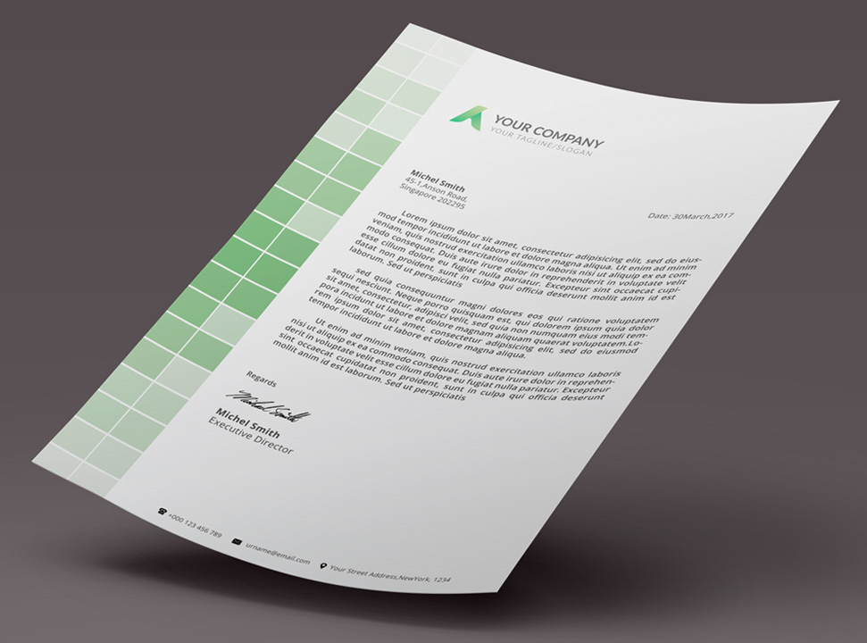 How To Make a Letterhead Design In For Graphicriver Create