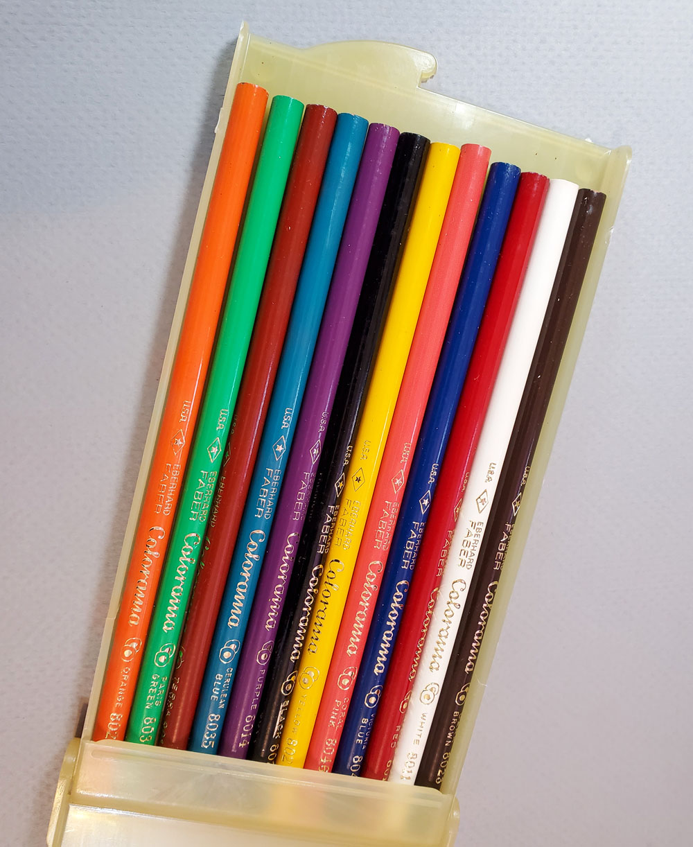 Fueled by Clouds & Coffee Vintage Colored Pencils Eberhard Faber Colorama