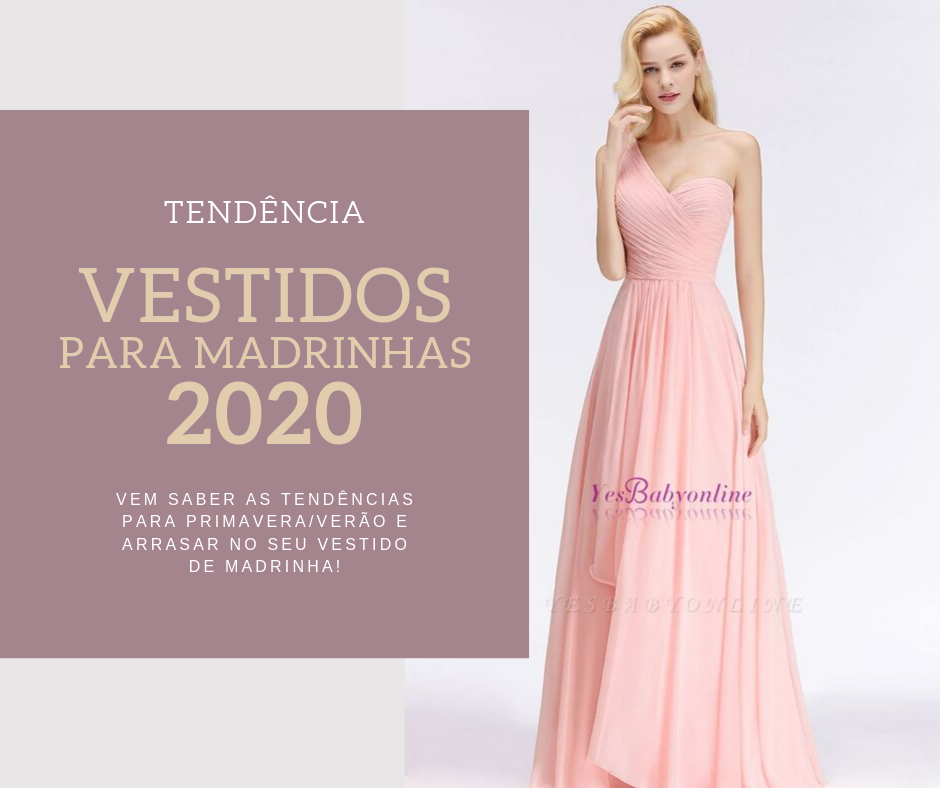 tendencia vestido madrinha 2020