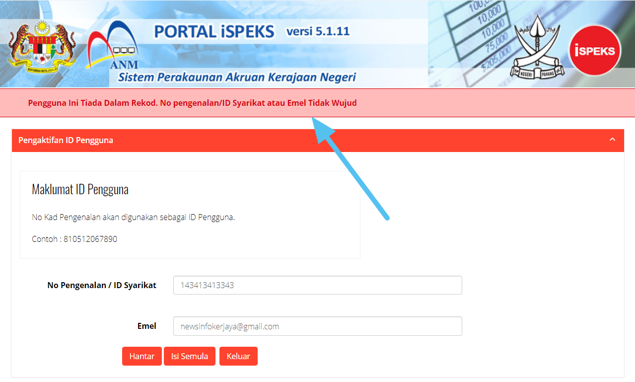 Cara Mohon Slip Gaji Guru KAFA di Portal iSPEKS Pahang Persatuan Guru