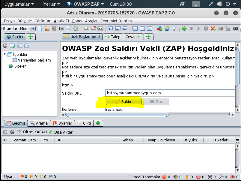 Owasp zap