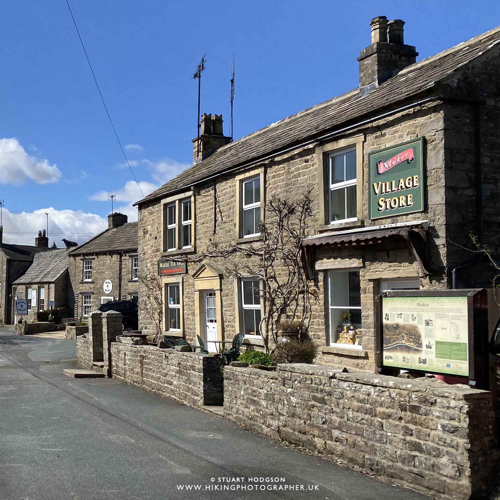 Muker village yorkshire dales holiday cottages shop store