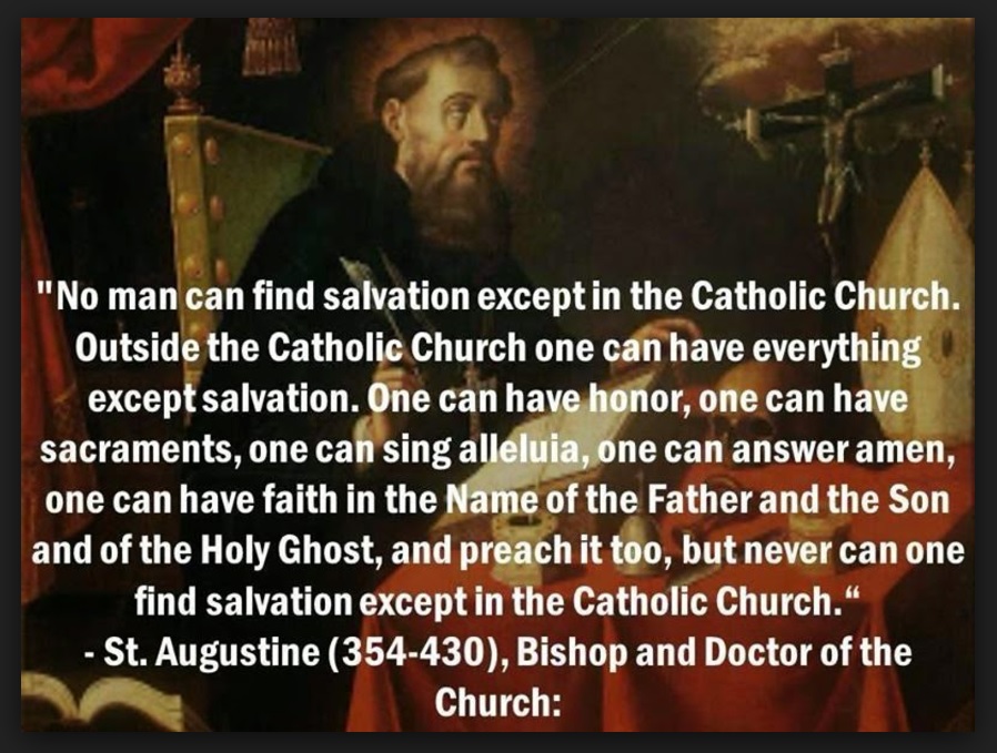 Connecticut Catholic Corner Outside the Church there is no salvation...