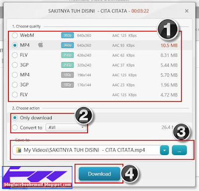 cara mendownload video gratis dengan software downloader